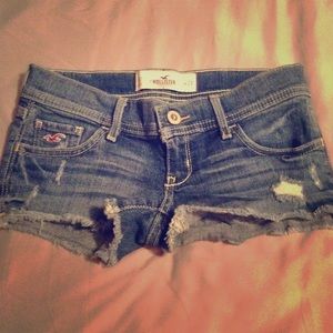 Hollister cut off short shorts
