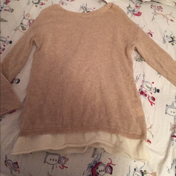 Joie Sweaters - Joie beige and white sweater