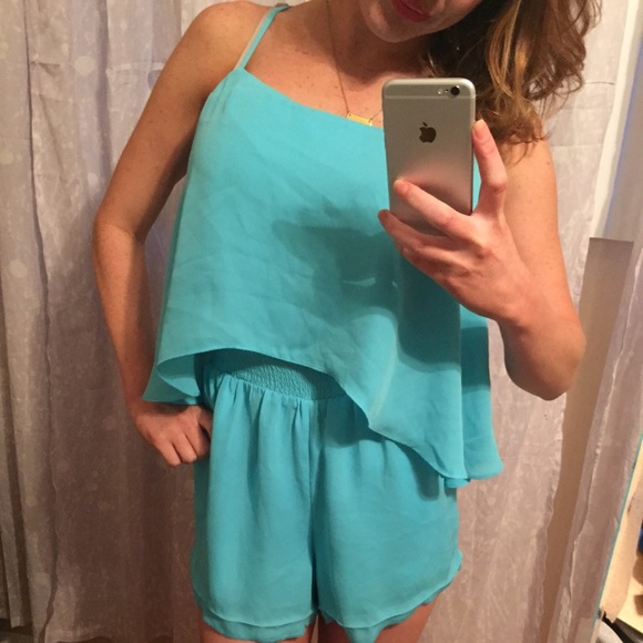 Turquoise romper