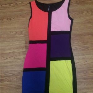 Multi-color dress