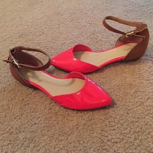 Red pointy toe flats!!!!!
