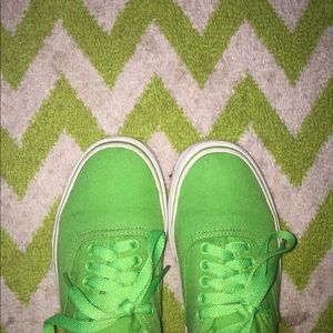 Lime Green Vans 💚