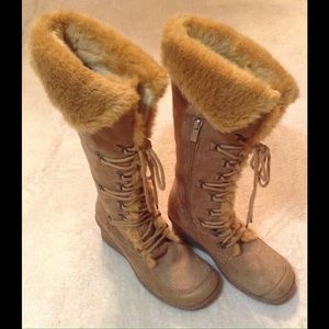 High winter boots
