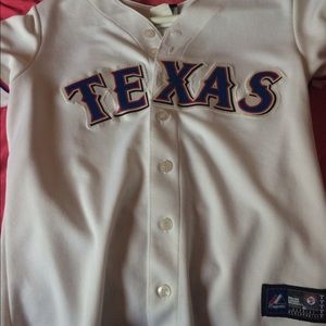 Texas ranger women's jersey