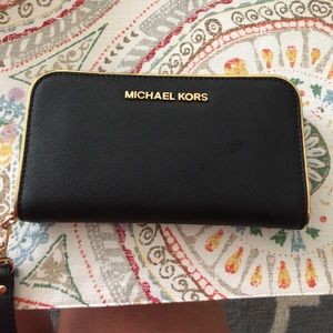 Michael Kors wallet with strap