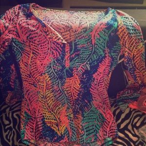 Lilly Pulitzer electric feel 3/4 sleeve