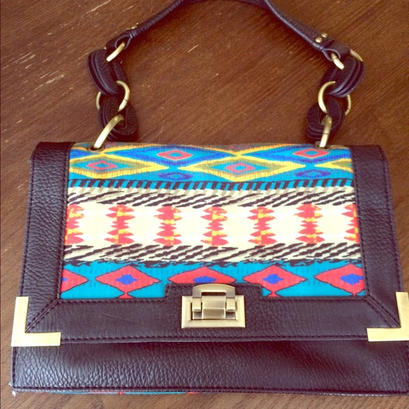 Olivia + Joy Handbags - Olivia and Joy Tribal print handbag