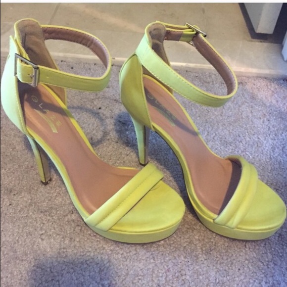 Neon Strappy Sandal - Picture 2 of 4