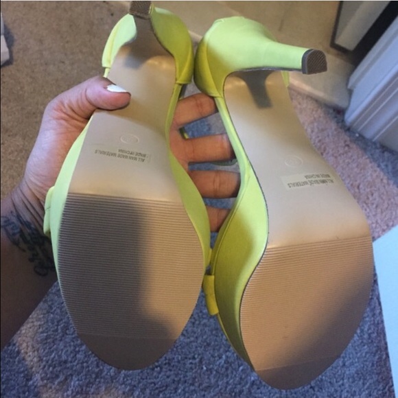 Neon Strappy Sandal - Picture 3 of 4