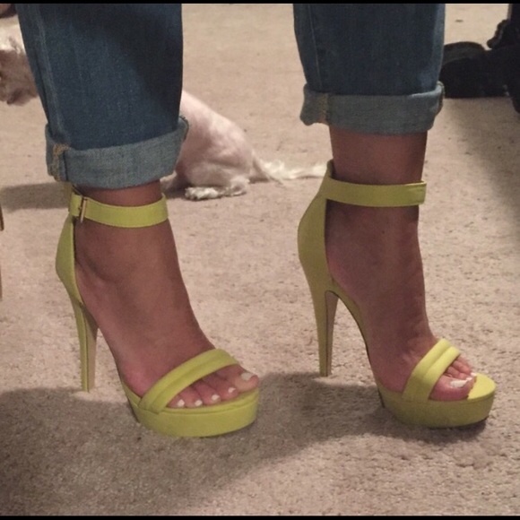 Neon Strappy Sandal - Picture 4 of 4