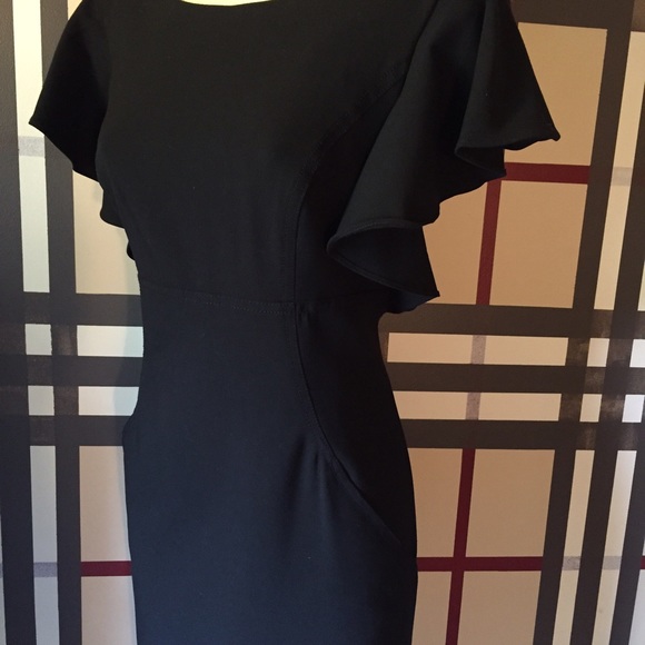 Calvin Klein black dress Sz 8 - Picture 3 of 4