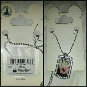 Disney Tinkerbell Necklace-holding