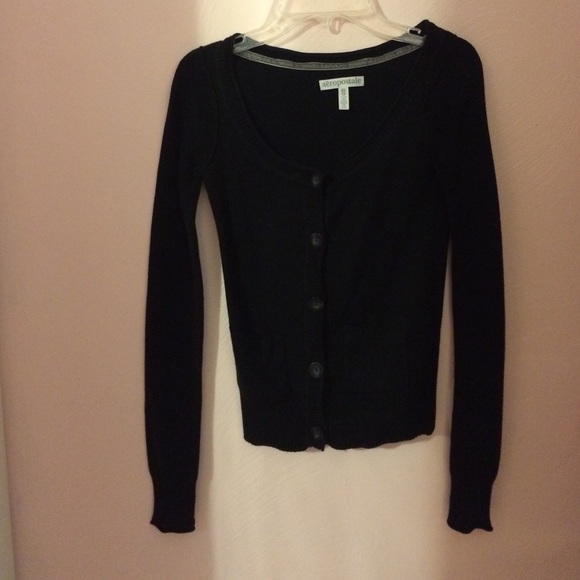 black cardigan