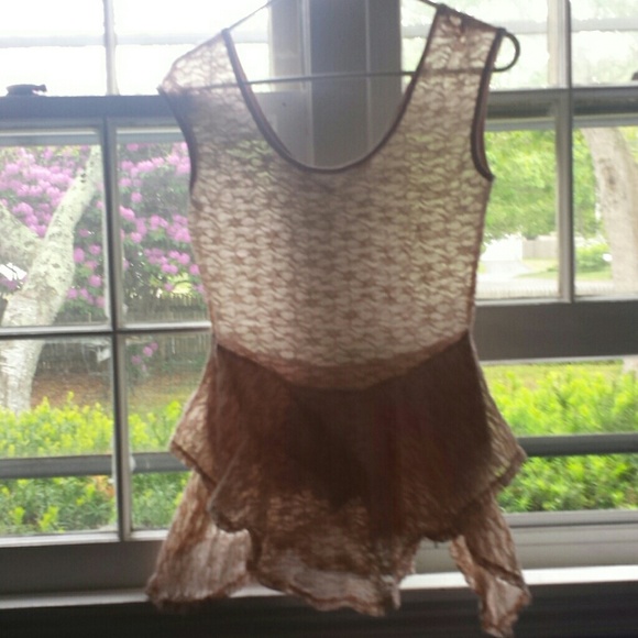 Lacy Pink Ballerina Top