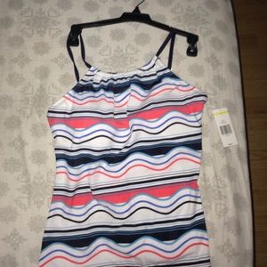 High neck tankini