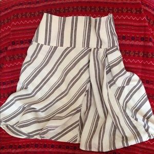 GAP Striped Linen Skirt