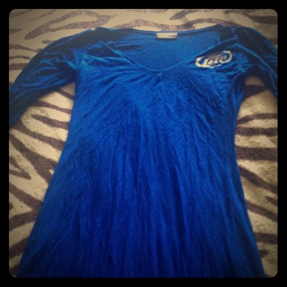 Miller Lite Blue Dress💙💙🍺🍺