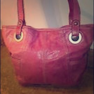 Fossil Hathaway Shopper. Pink.