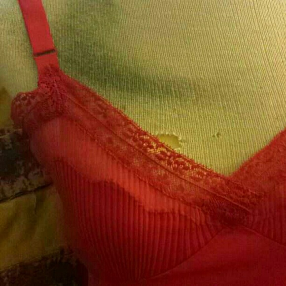 Sexy lipstick red vintage slip - Picture 2 of 2