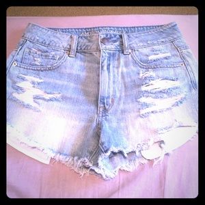 NEVER WORN AE festival high rise shorts