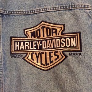 Vintage Harley Davidson denim jacket