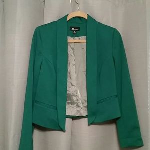 Cropped emrald blazer
