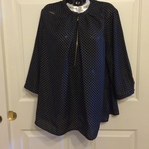 Black top with white dots