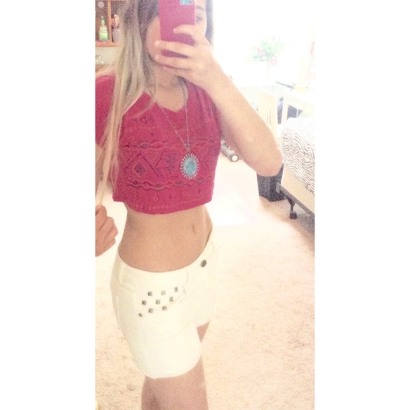 Aztec Crop Top