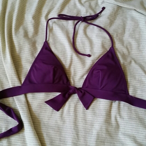 Victoria secret plum purple swim top