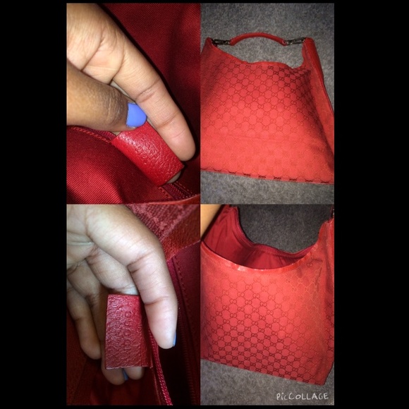 Red canvas GUCCI