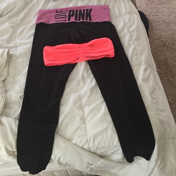 Victoria's Secret Pants - VS Yoga Pants + Bralette