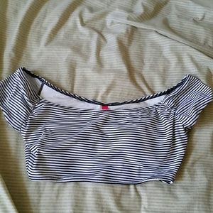 Victoria secret striped swim top