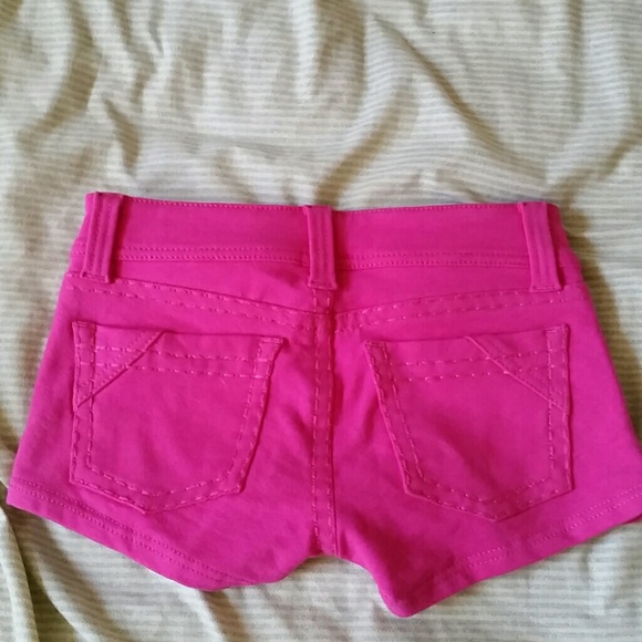 Hot pink shorts