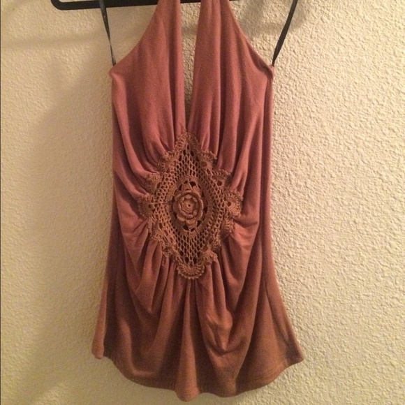 SKY brown top