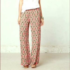 Anthropologie Pummelo Ikat Wide-Legs by Lilka