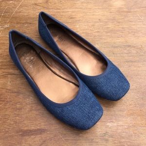 Gently used Denim Flats