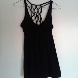 Black tank top