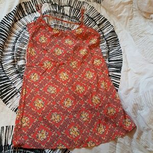 Floral Coral dress-M