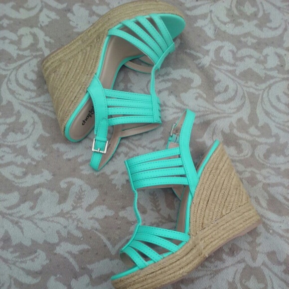 Charlotte Russe Shoes - 😁Mint caged wedge😁 by Charlotte Russe