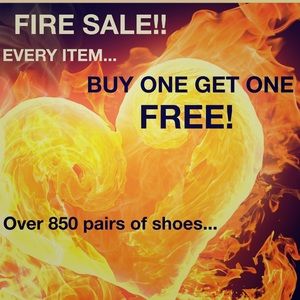 HUGE FIRE SALE: EVERYTHING MUST GO