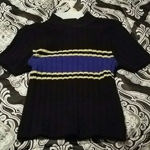 Express light short sleeve sweater thin