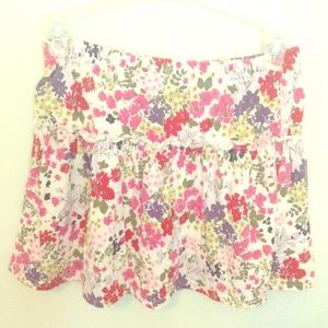 Tumblr Floral Skirt