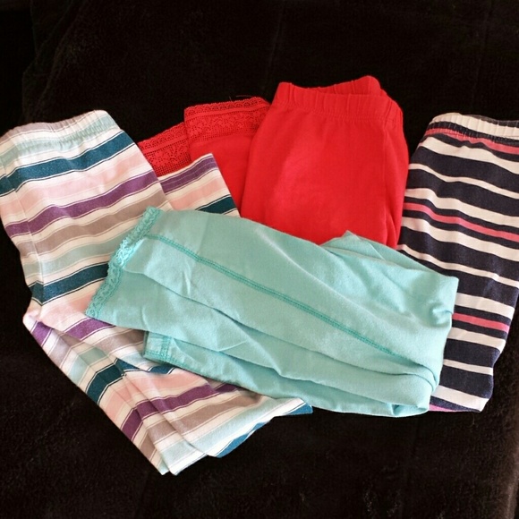 Bundle of girls leggings sz 6/7 7/8