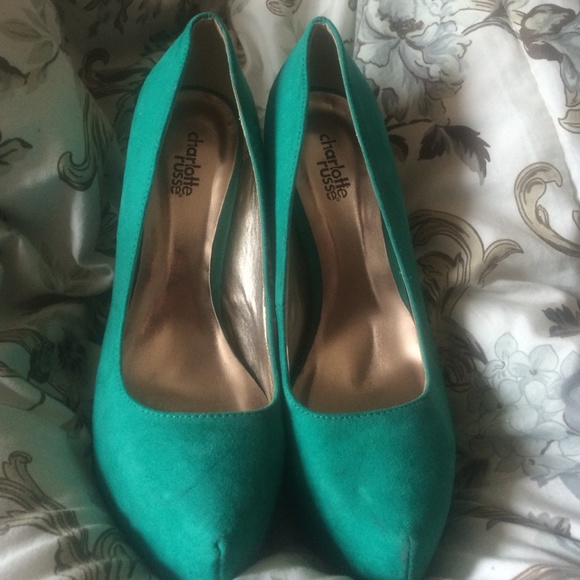 Green Charlotte Russe heels