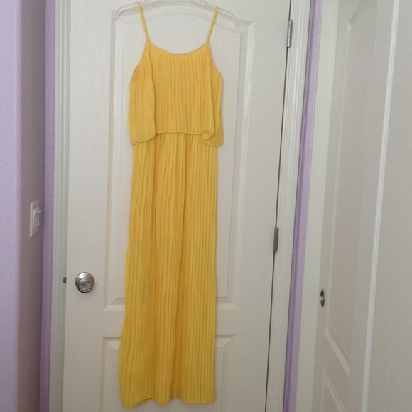 NWOT pleated maxi dress - S - Picture 4 of 4