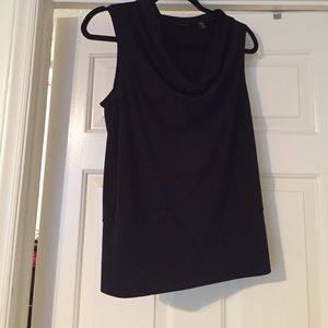 Black top and skirt set