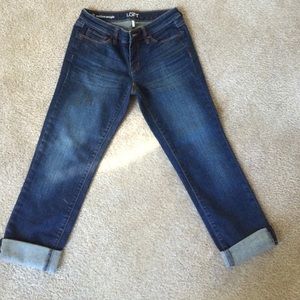 LOFT Modern Straight Crops