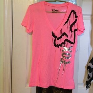 Neon pink top