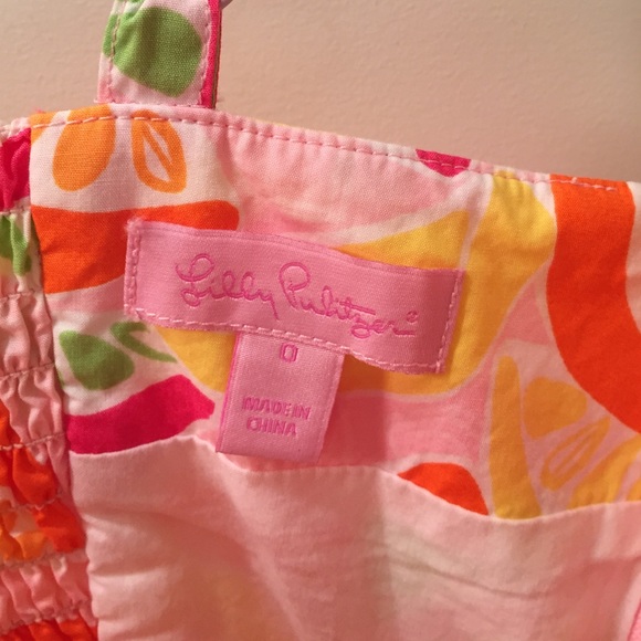 Lilly Pulitzer size 0 watermelon print dress - Picture 4 of 4