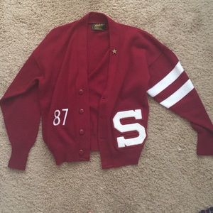 Vintage 1987 Letterman Sweater